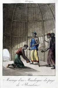 Hochzeit bei den Mandingues (Mali?), Afrika von Unknown artist