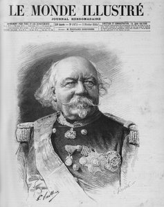 Marschall Canrobert (1809 - 1895). Meldung seines Todes am 24. Januar von Unknown artist