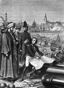 Marschall Sebastiani de la Porta (1772-1851) als Botschafter leitete er die Verteidigungsarbeiten von Konstantinopel gegen die Engländer, die er zwang, die Dardanellen zu durchqueren (1807). von Unknown artist