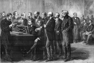 Musikwettbewerb der Stadt Paris 1878 im Palais du Luxembourg von Unknown artist