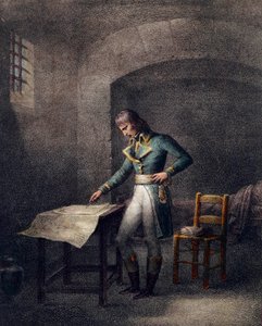 Napoleon I. Bonaparte am Fort von Antibes am 10. August von Unknown artist