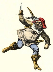 Oger. Illustration des Märchens „Der kleine Däumling“ von Charles Perrault von Unknown artist
