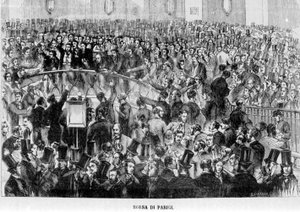 Pariser Börse (Korb) im Jahr 1870 von Unknown artist