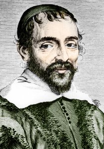 Pierre Gassendi (1592-1655), französischer Philosoph, Astronom, Mathematiker und Physiker. von Unknown artist