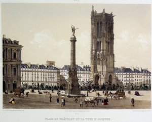 Place du Chatelet und der Saint-Jacques-Turm