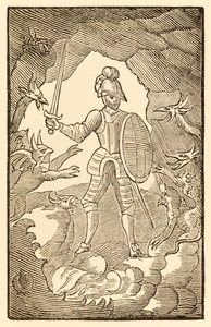 Armer Mann! Wo bist du jetzt? Dein Tag ist Nacht. aus Der Pilgerreise von dieser Welt in die zukünftige Welt von John Bunyan von Unknown