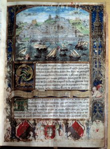 Hafen von Lissabon im 16. Jahrhundert