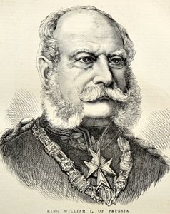 Porträt Wilhelm I. von Deutschland/Preußen (Gravur)