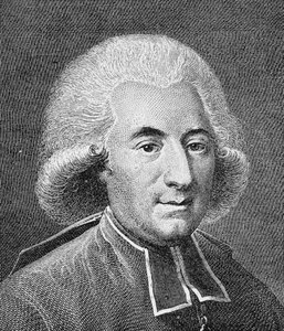 Porträt von Abbé Fauchet (1744 - 1793). Gravur aus dem späten 19. Jahrhundert in „Histoire de France“ von H. Martin.