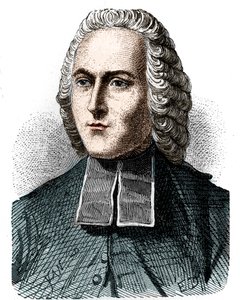 Porträt von Abbé Jean Antoine Nollet (1700-1770), französischer Physiker - in „Album de la Science; berühmte Wissenschaftler; Große Entdeckungen“ 1896.