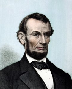 Porträt von Abraham Lincoln (1809-1865), 16. Präsident der Vereinigten Staaten