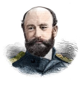 Porträt von Admiral Sir George Strong Nares, Royal Navy Offizier und Arktisforscher
