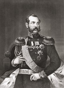 Porträt von Alexander II. Nikolajewitsch (1818 - 1881), Kaiser von Russland.