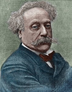 Porträt von Alexandre Dumas Jr. (1824-1895), französischer Schriftsteller