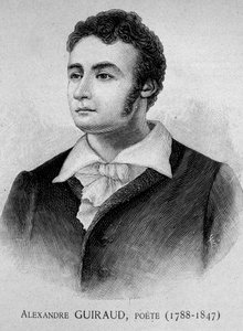 Porträt von Alexandre Guiraud, Dichter (1788-1847) von Unknown artist