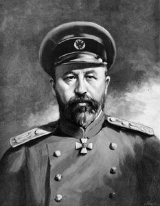 Porträt von Alexei Nikolajewitsch Kuropatkin, ein russischer General, der am Russisch-Japanischen Krieg und am Krieg von 1914-1918 teilnahm