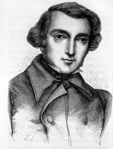 Porträt von Alexis de Tocqueville (1805-1859), französischer Historiker und Politiker. Gravur 19. Jahrhundert