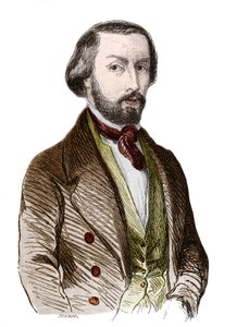 Porträt von Alfred de Musset, französischer Dichter