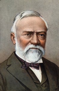 Porträt von Andrew Carnegie.