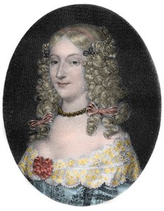 Porträt von Anne-Geneviève de Bourbon-Condé, Herzogin von Longueville - Gravur des 19. Jahrhunderts von Unknown artist