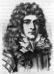 Porträt von Anne Hilarion de Costentin, Comte de Tourville (1642-1701), französischer Admiral - Gravur