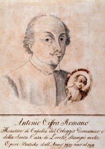 Porträt von Antonio Cifra (Zeichnung) von Unknown artist