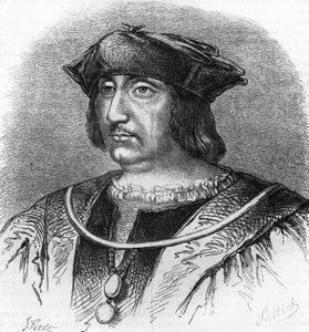 Porträt von Arthus de Gouffier (1475-1519), Herr von Boissy, Erzieher von König Franz I. Gravur aus dem 19. Jahrhundert.