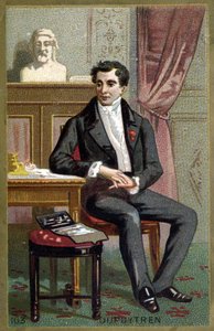 Porträt von Baron Guillaume Dupuytren (1777 - 1835), französischer Chirurg. Chromolithographie des späten 19. Jahrhunderts. von Unknown artist