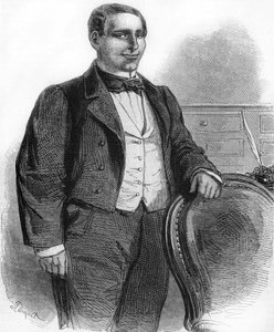 Porträt von Benito Pablo Juárez. Mexikanischer Politiker indianischer Herkunft (1806-1872). Präsident der mexikanischen Republik im Jahr 1858. von Unknown artist