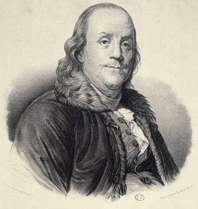 Porträt von Benjamin Franklin