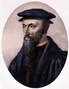 Porträt von Calvin (1509 - 1564)