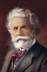 Porträt von Camille Flammarion, französischer Astronom und wissenschaftlicher Journalist.