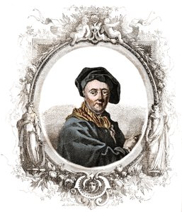 Porträt von Carle Van Loo (1705-1765), französischer Maler