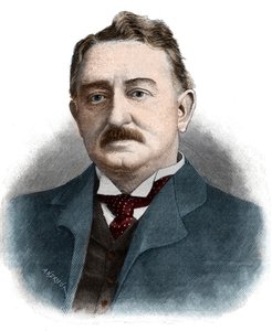 Porträt von Cecil John Rhodes (1853-1902), britischer Geschäftsmann und Kolonialverwalter.