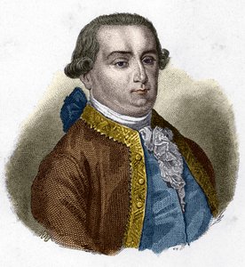 Porträt von Cesare Bonesana, Marquis de Beccaria (1738 - 1794), italienischer Jurist von Unknown artist