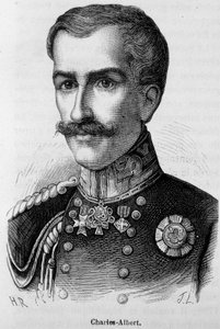 Porträt von Charles-Albert von Unknown artist