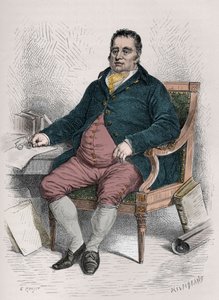 Porträt von Charles James Fox (1749-1806), britischer Politiker - Kupferstich in „L