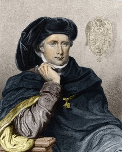 Porträt von Karl VI. dem Geliebten oder dem Narren (1368 - 1422), König von Frankreich - in Histoire des Français von Lavallée, Gravur, ohne Datum.
