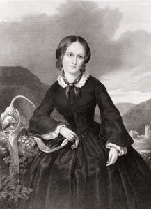 Porträt von Charlotte Bronte (1816 - 1855), Dichterin und Romanautorin