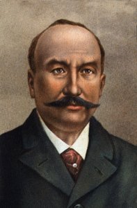 Porträt von Clément Ader, französischer Ingenieur, Pionier der Luftfahrt.