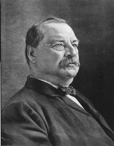 Porträt von Cleveland Grover (1837 - 1908), amerikanischer Staatsmann