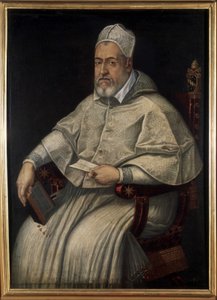 Porträt von Clemens VIII. (1536 - 1605). Gemälde aus dem 16. oder 17. Jahrhundert. Museo di Roma. Rom