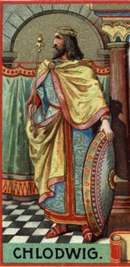 Porträt von Clovis, König der Franken von 481-511 n. Chr. von Unknown artist