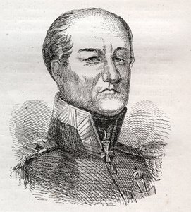 Porträt von David Hendrik, Baron Chassé (1765-1849) - Gravur von Unknown artist