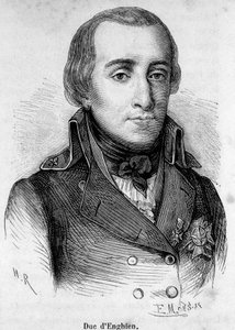 Porträt von Herzog Louis Antoine Henri de Bourbon, Herzog von Enghien (1772-1804), französischer Prinz, erschossen von Bonaparte am 21. März 1804