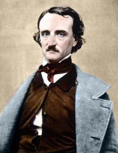 Porträt von Edgar Allan Poe (1809-1849), amerikanischer Schriftsteller