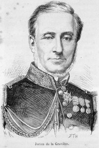 Porträt von Edmond Jurien de La Graviere (1812-1892), französischer Admiral von Unknown artist