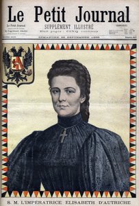 Porträt von Elisabeth von Österreich (Sissi) - in „The Petity Journal“ vom 25.09.1898 von Unknown artist
