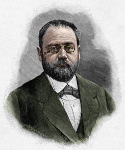 Porträt von Emile Zola (1840-1902) von Unknown artist