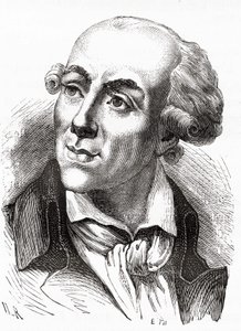 Porträt von Etienne Clavière (1768-1793), Finanzminister in der Girondistenregierung (März 1792) - in Histoire de France von Henri Martin